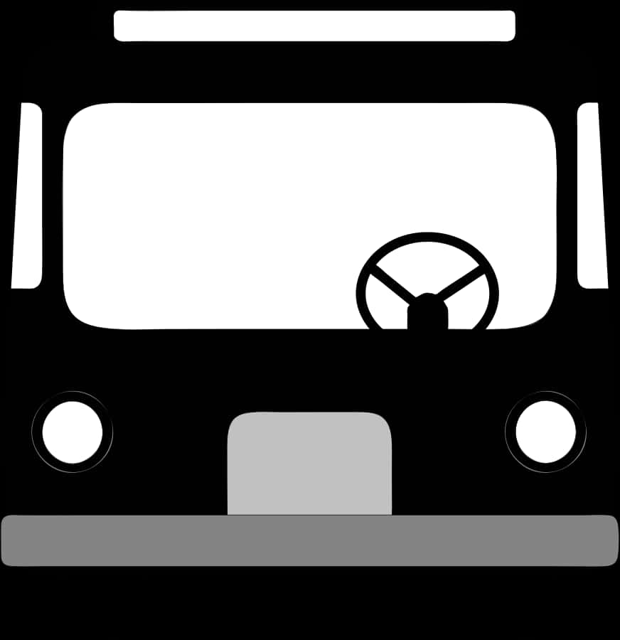 Front Of Bus Clipart, Hd Png Download