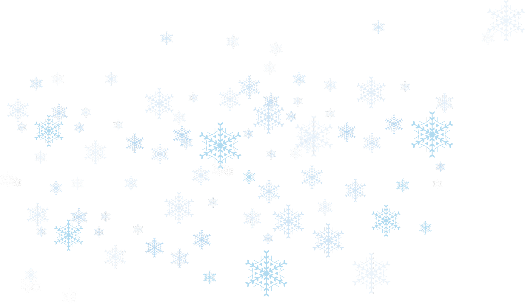 A Group Of Snowflakes On A Black Background