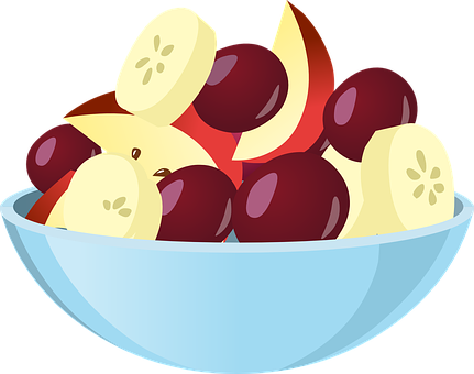 A Bowl Of Fruit And Banana