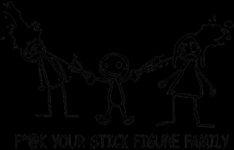 A Group Of Stick Figures Holding Guns