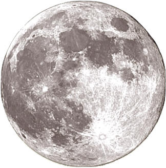 A Full Moon With White Spots