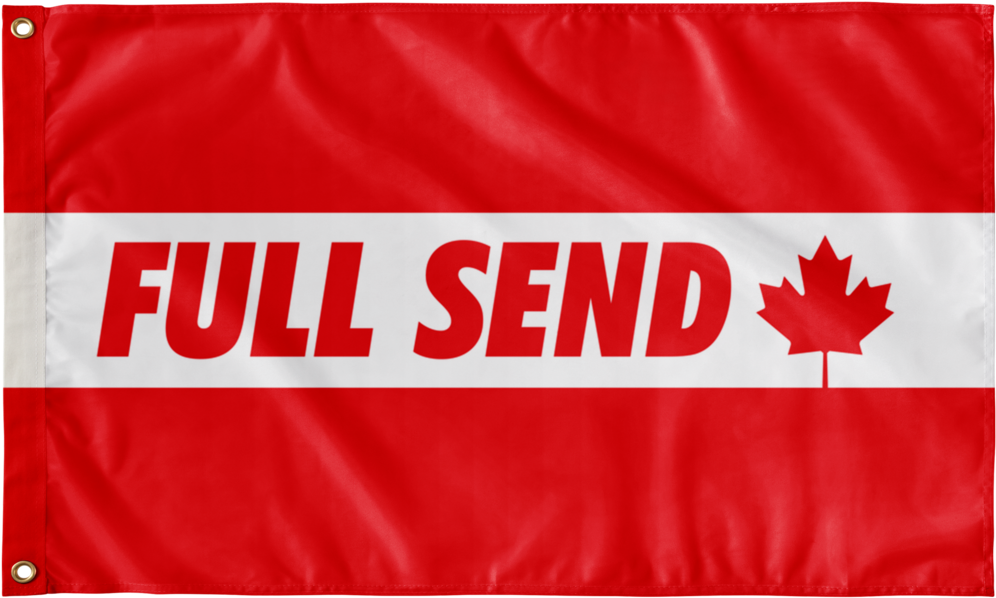 Full Send Canadian Flag - Canada Flag, Hd Png Download