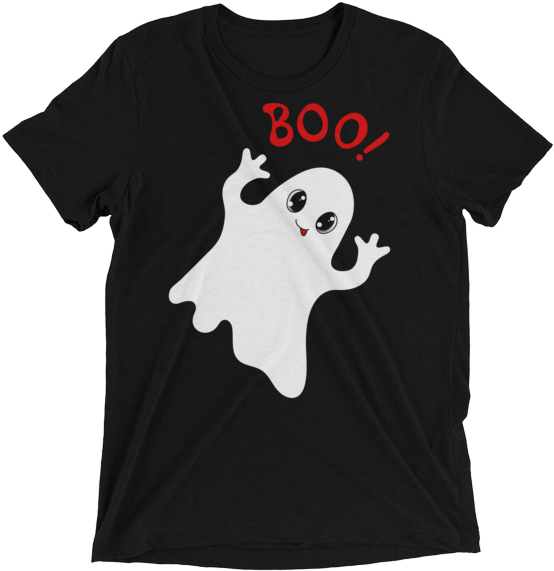 Funny Cute Ghost Saying Boo Short Sleeve T-shirt - Nothing A Beer Can T Fix, Hd Png Download