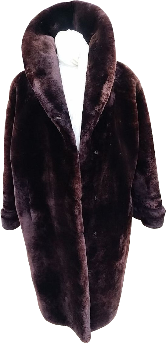 A Fur Coat On A Mannequin
