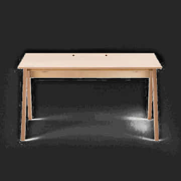 A Wooden Table With Legs