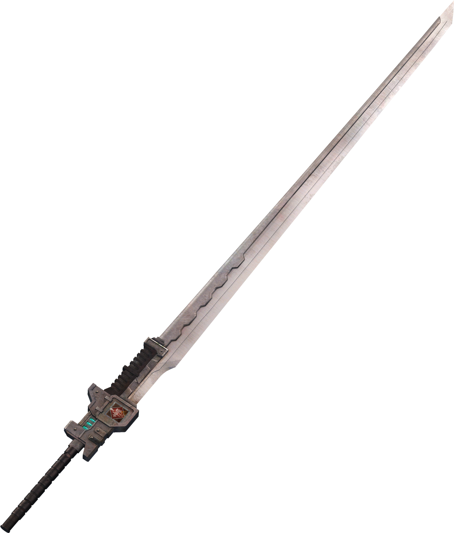 A Sword With A Black Background
