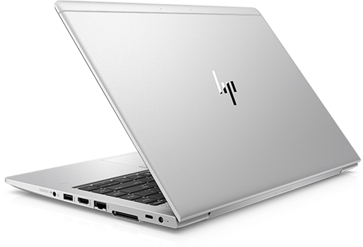 A Silver Laptop With A Black Background