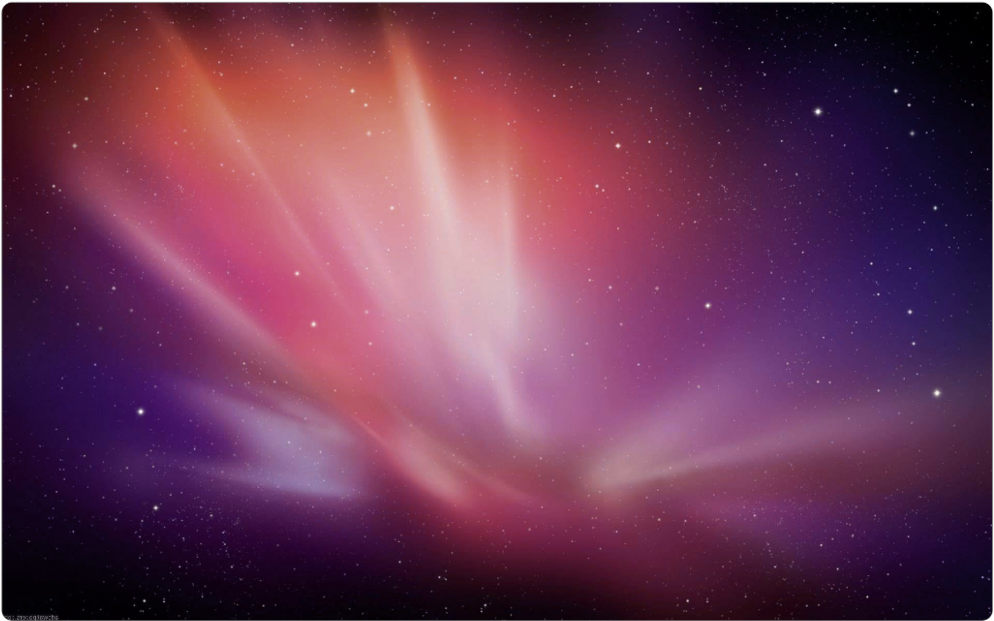 A Purple And Pink Light In Space