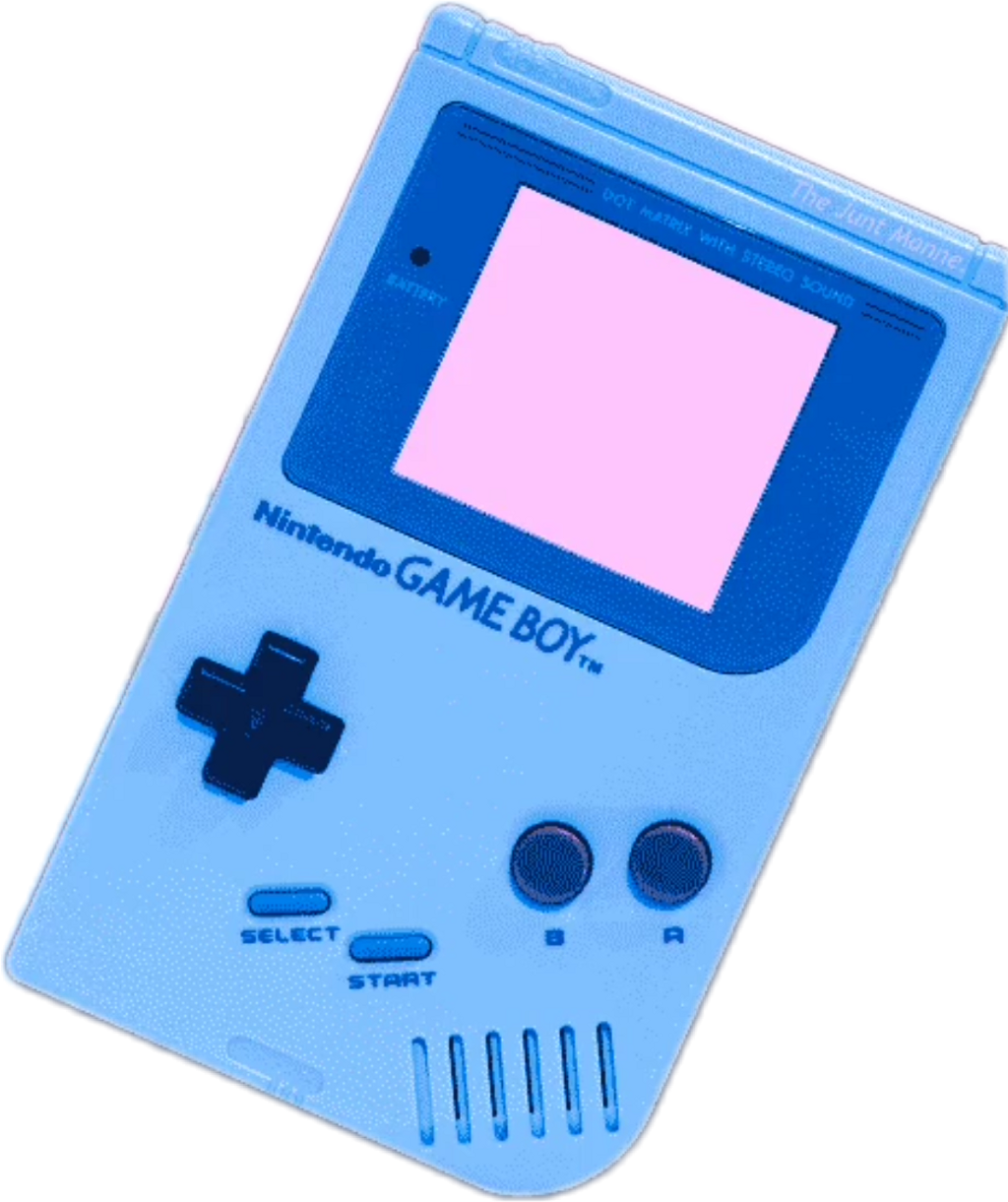 A Blue Handheld Game Console