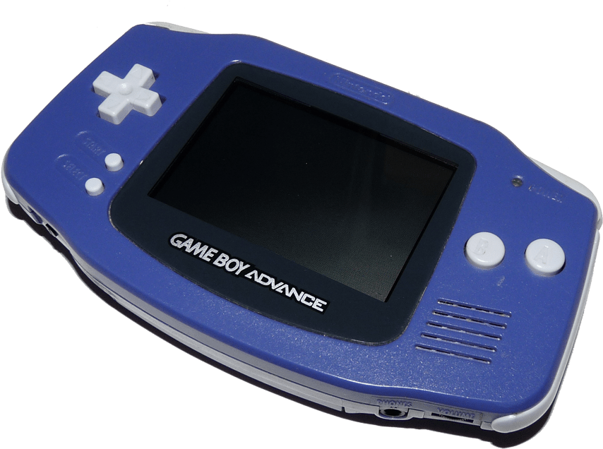 A Blue Handheld Gaming Device