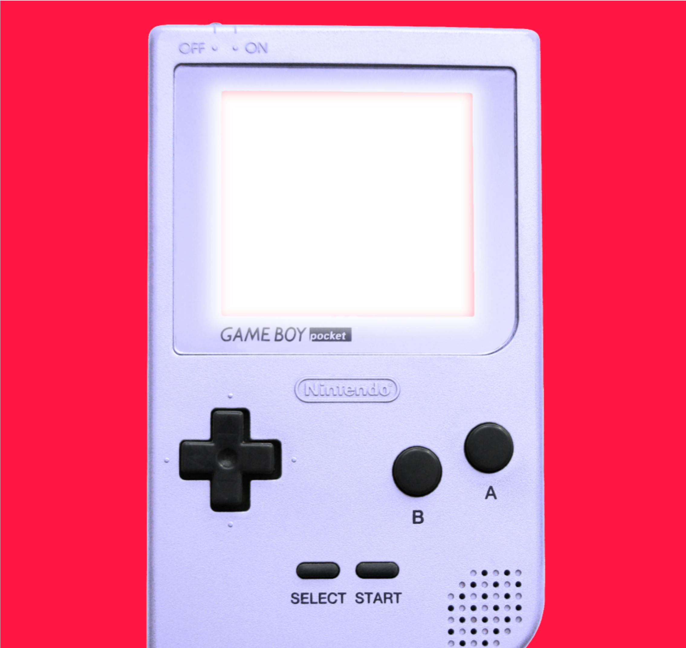 A White Handheld Game Console