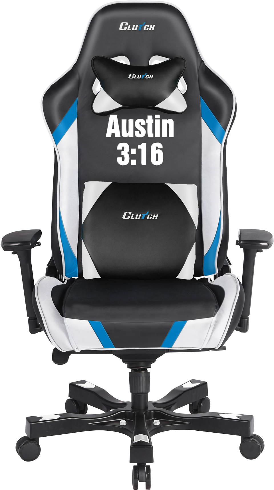 Gaming Chair White And Blue