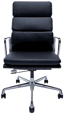 A Black Leather Office Chair