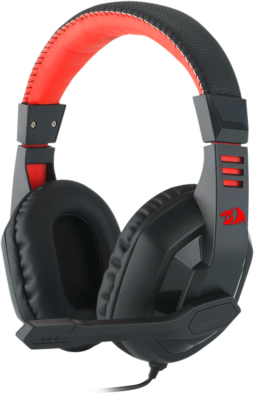 A Black And Red Headphones