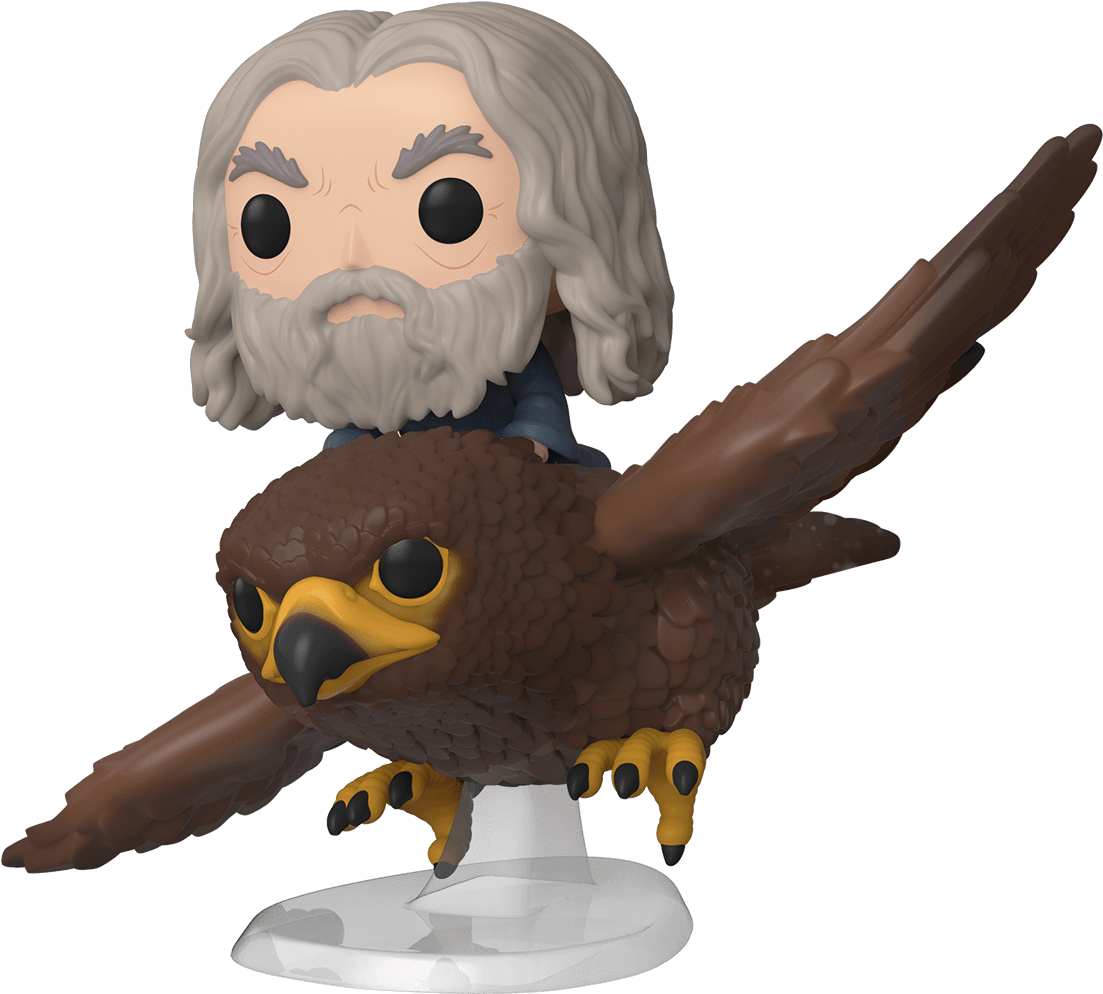 A Toy Figurine Of A Man And A Bird