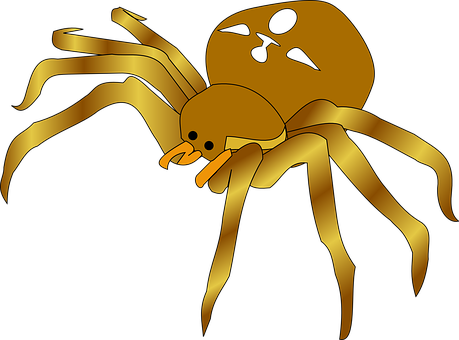 A Cartoon Of A Spider