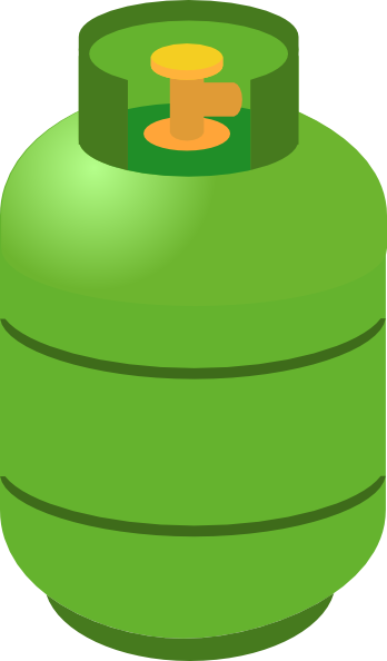 A Green Cylinder With A Yellow Top