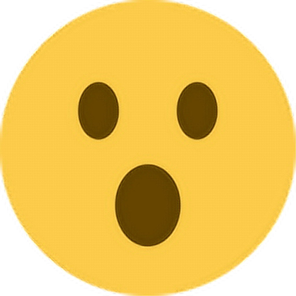 A Yellow Face With Black Dots