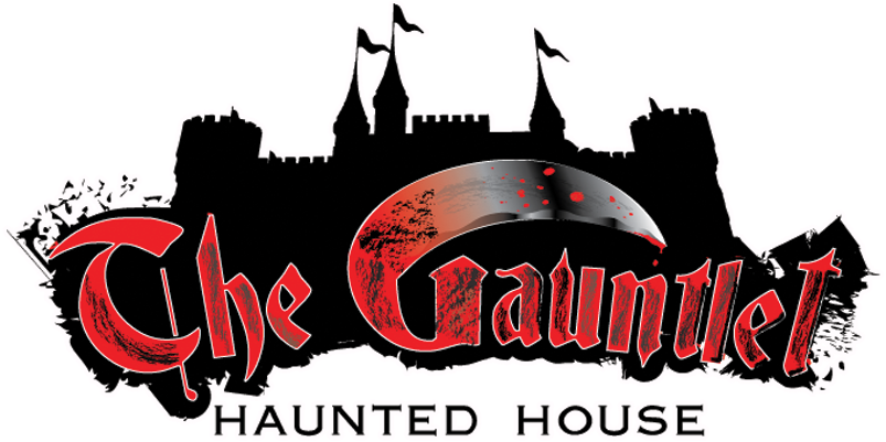 A Logo Of A Haunted House