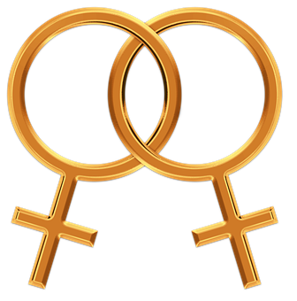 A Gold Symbol With A Black Background