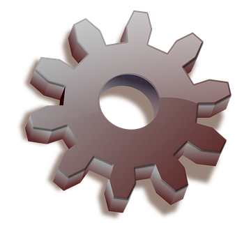 A Close-up Of A Gear