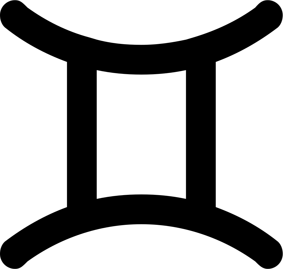 A Black Symbol With A Square Shape