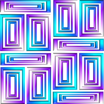A Multicolored Rectangular Shapes