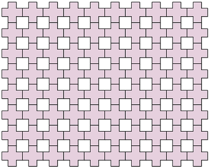 A Black And Pink Squares