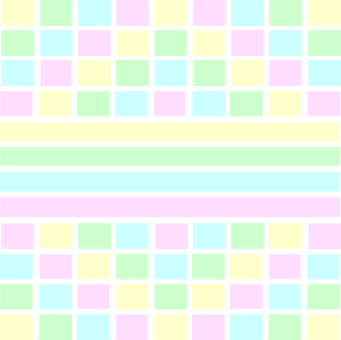 A Colorful Squares With Black Lines