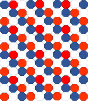 A Pattern Of Colorful Squares