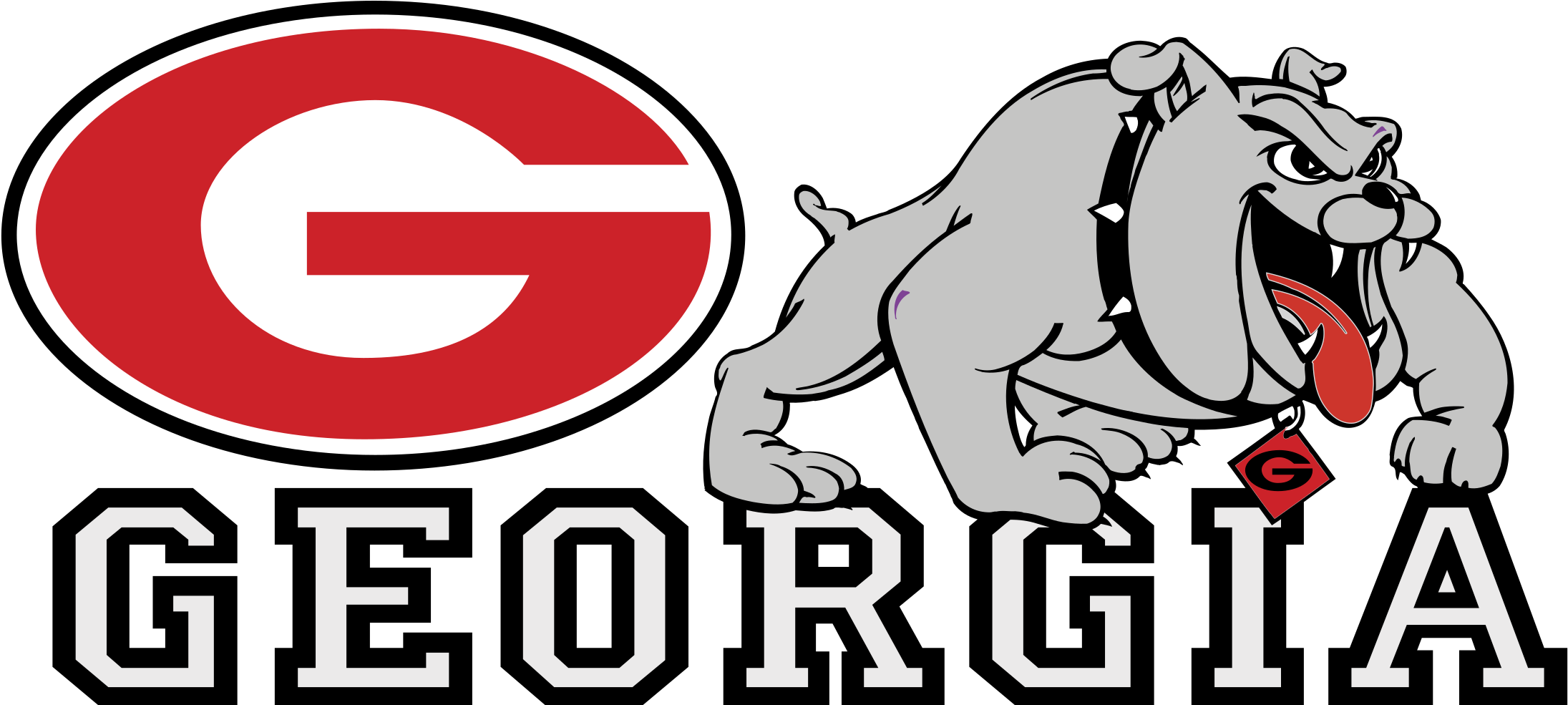 Georgia Bulldogs Logo Png 2191 X 985