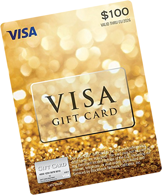 A Close Up Of A Gift Card