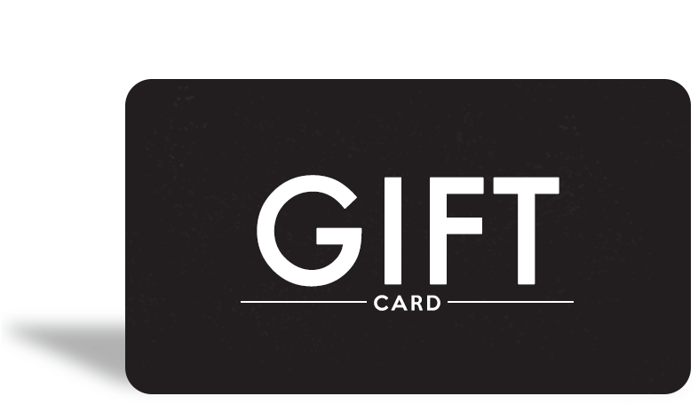 A Black Gift Card With White Text
