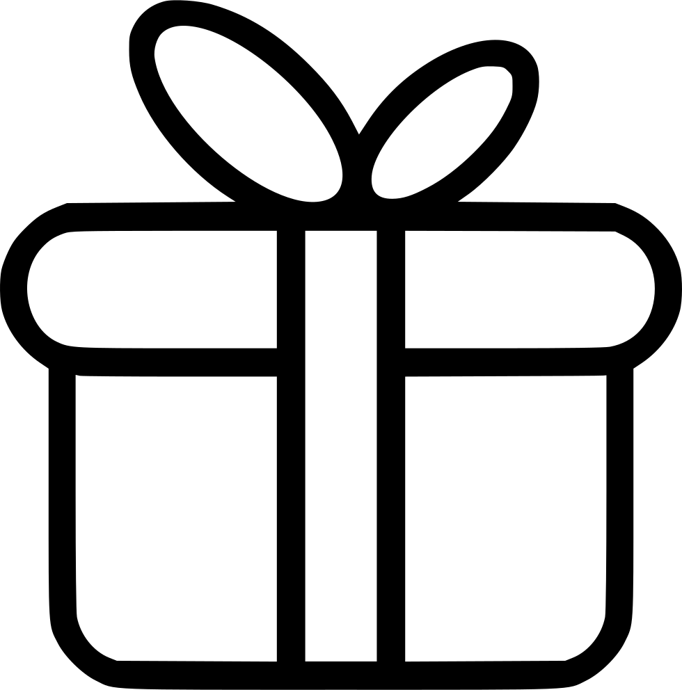A Black And White Gift Box