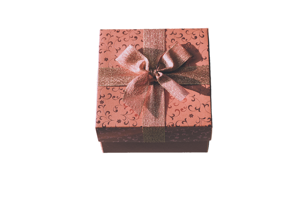 A Pink Box With A Bow