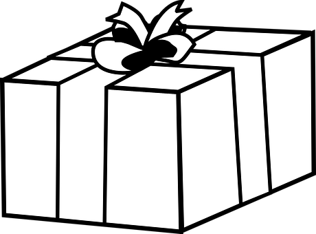 A White Box With A Bow