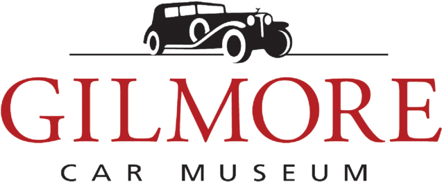 A Black And Red Logo With A Car