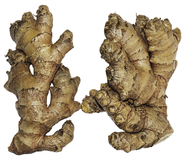 A Close Up Of Ginger Root