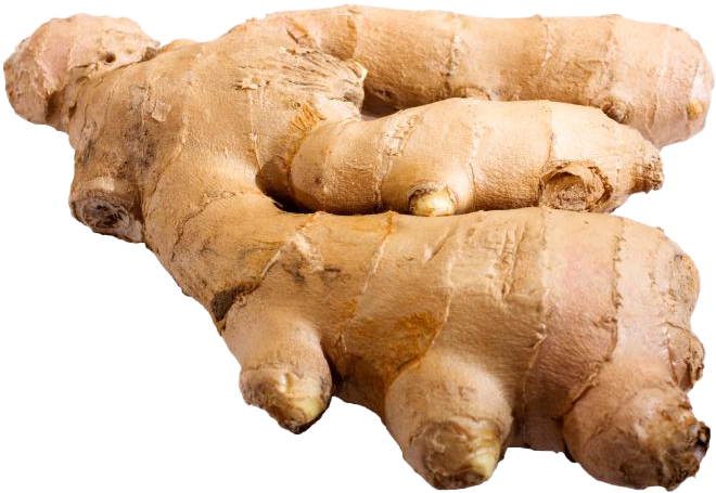 A Close Up Of A Ginger Root
