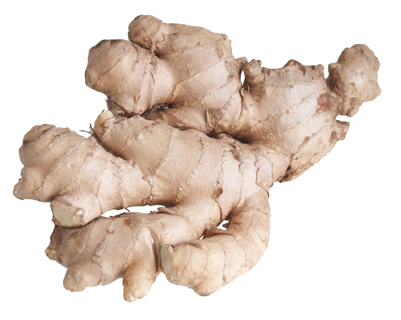 A Ginger Root On A Black Background