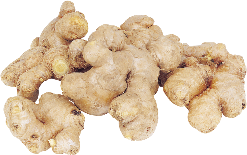 A Group Of Ginger Root