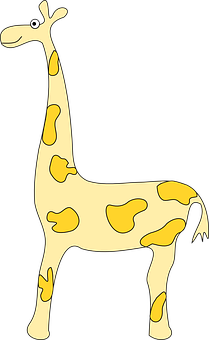 A Giraffe With A Long Neck