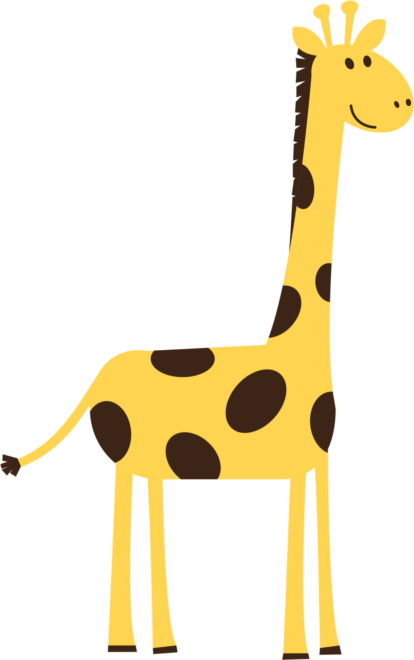 Giraffe Clip Art - Animated Picture Of A Giraffe, Hd Png Download