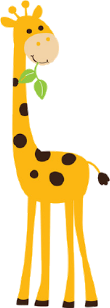 A Giraffe With Black Background