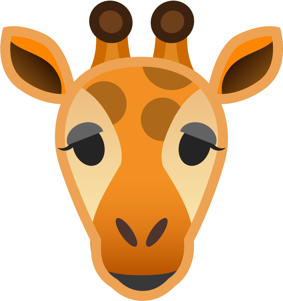 Giraffe,giraffidae,clip - Giraffe Icon Png, Transparent Png