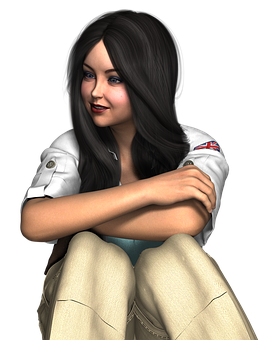 Girl Png 262 X 340