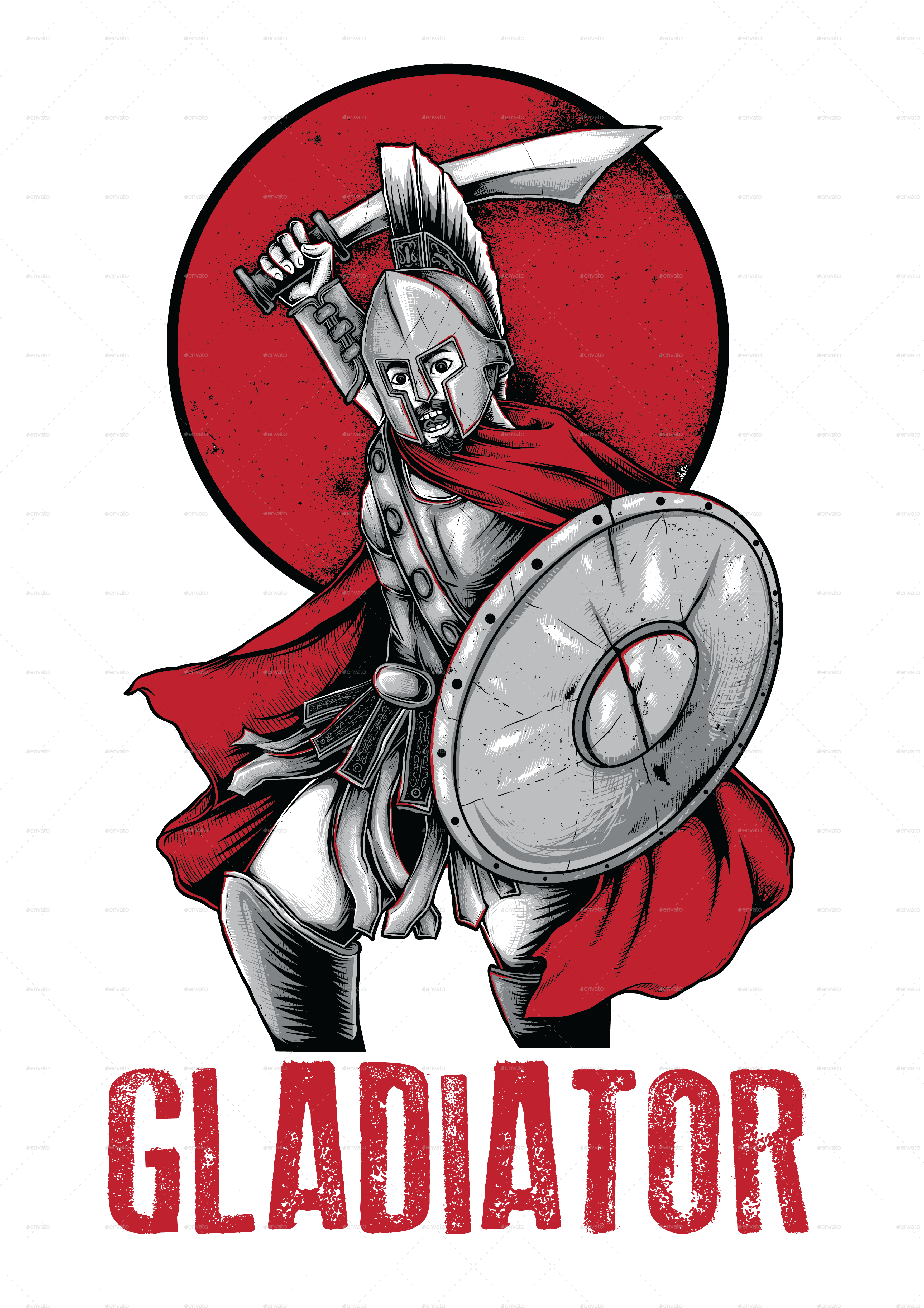 Gladiator Design, Hd Png Download