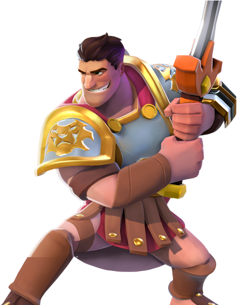 Gladiator Png Image Background - Gladiator Hero All Characters, Transparent Png