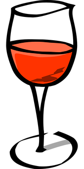 A Red Bowl With Black Background