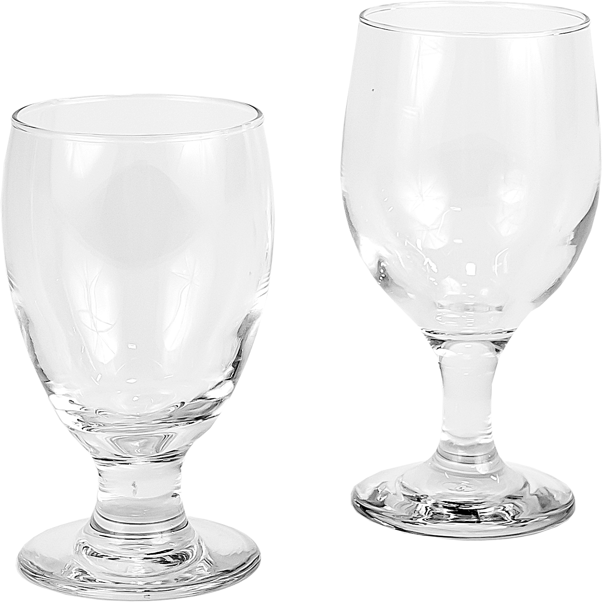 A Pair Of Empty Wine Glasses